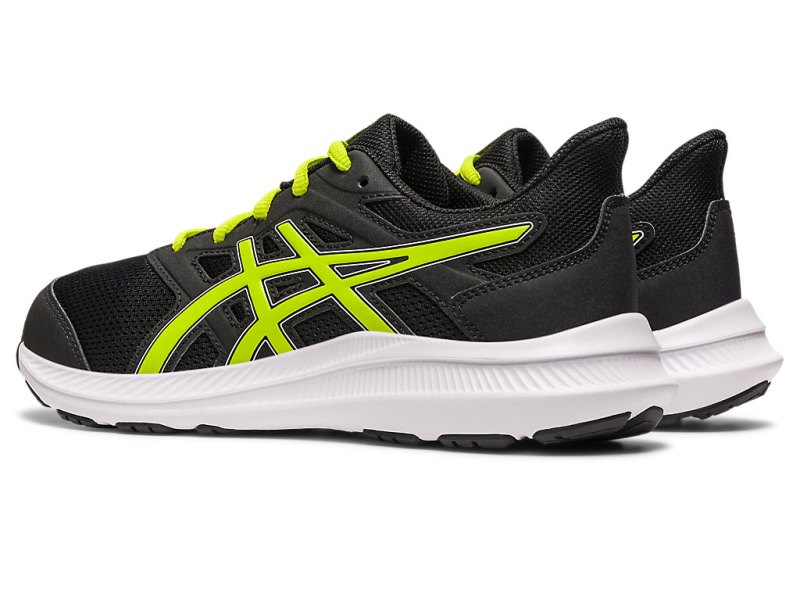 Asics Jolt 4 Športne Superge Otroški Črne Svetlo Zelene | SI9964-774