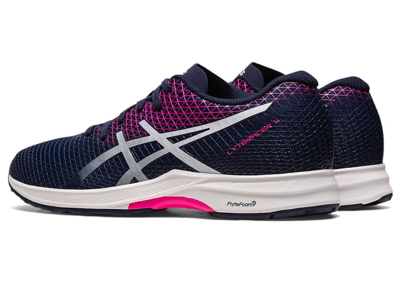 Asics LyterACEr 4 Tekaški Čevlji Ženske Črne Bele | SI8622-869