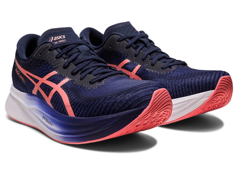 Asics Magic Speed 2 Tekaški Čevlji Ženske Indigo Modre Koralne | SI2194-764