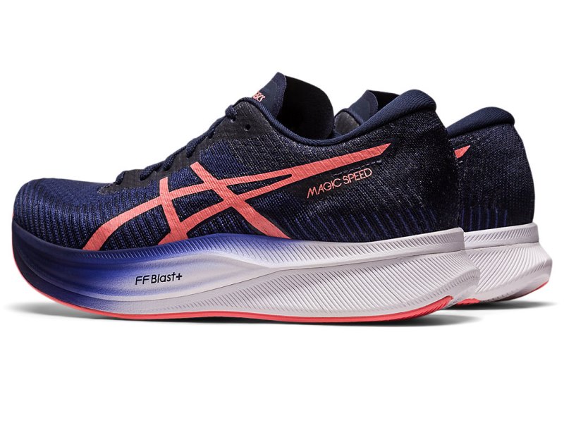 Asics Magic Speed 2 Tekaški Čevlji Ženske Indigo Modre Koralne | SI2194-764