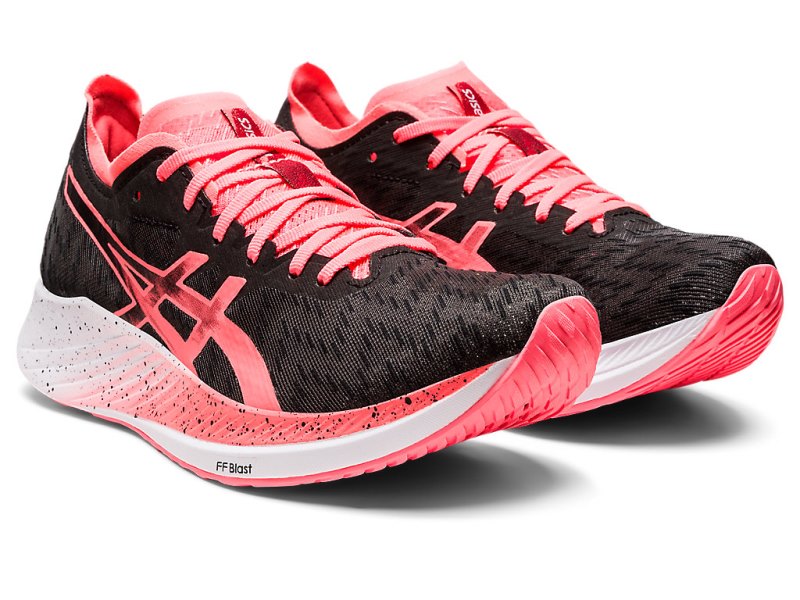 Asics Magic Speed Tekaški Čevlji Ženske Črne Koralne | SI4068-797