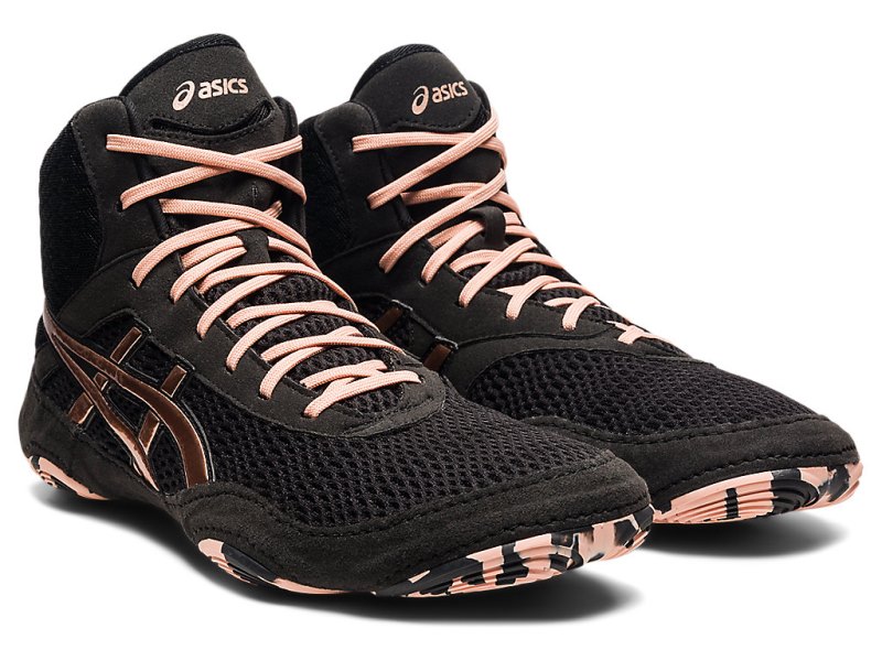 Asics Matblazer Rokoborski Čevlji Ženske Črne Roza Zlate | SI0795-272