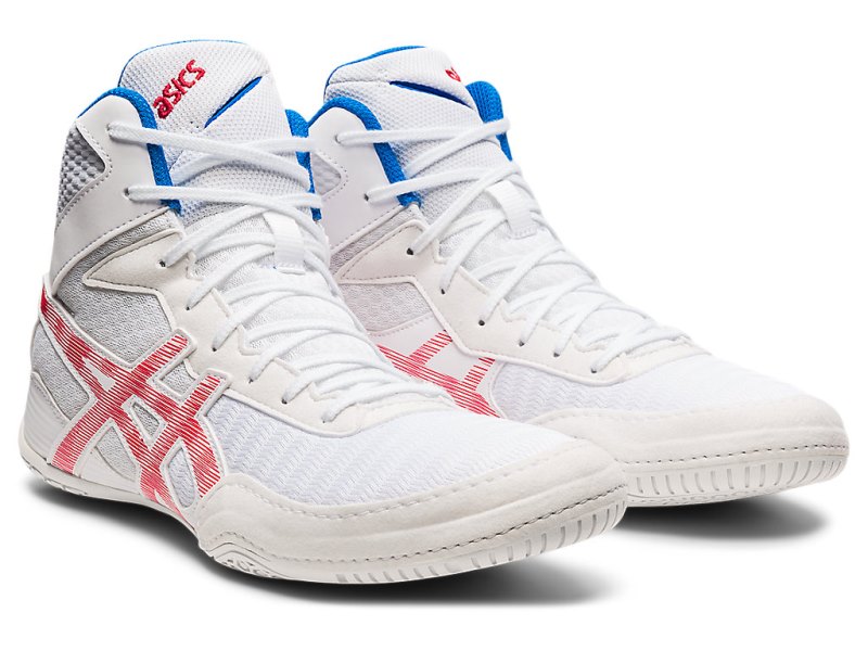 Asics Matcontrol 2 Rokoborski Čevlji Moški Bele Rdeče | SI9639-469