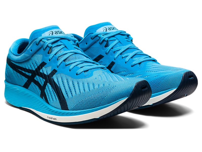 Asics MetarACEr Tekaški Čevlji Moški Svetlo Turkizna Modre | SI1490-118