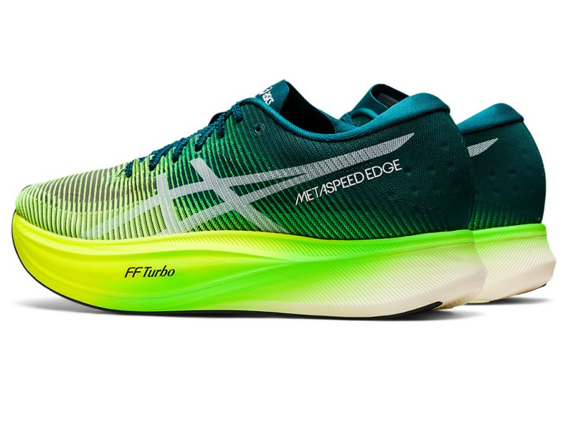 Asics Metaspeed Edge+ Tekaški Čevlji Ženske Temno Zelene Rumene | SI2443-445