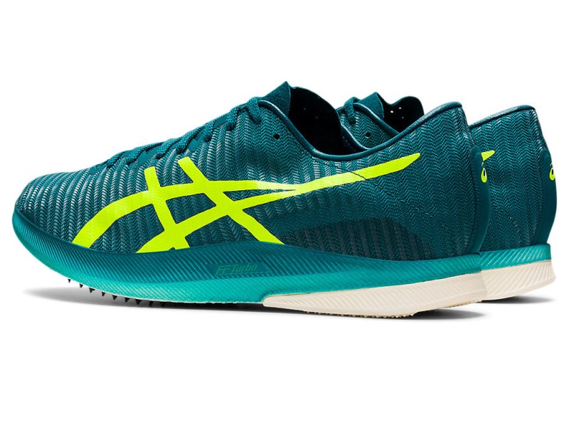 Asics Metaspeed LD Superge Za Atletiko Moški Temno Zelene Rumene | SI2765-973