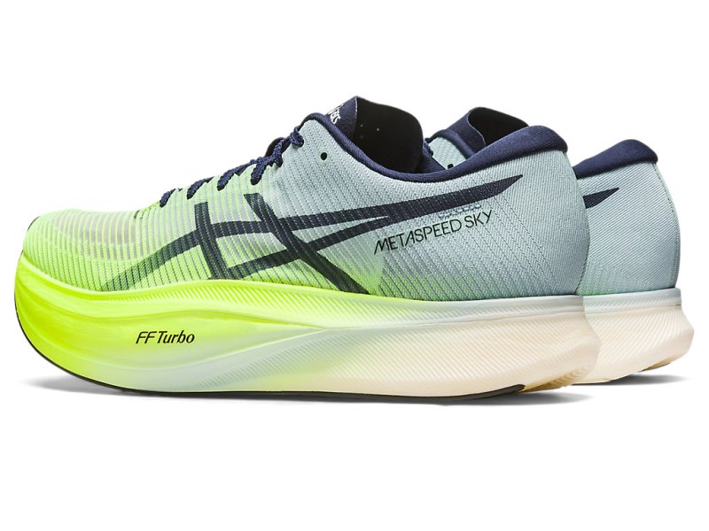 Asics Metaspeed Sky+ Tekaški Čevlji Moški Zelene Modre | SI1422-122