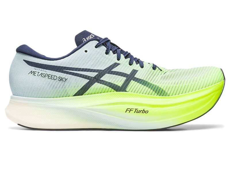 Asics Metaspeed Sky+ Tekaški Čevlji Moški Zelene Modre | SI1422-122