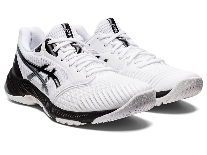 Asics Netburner Ballistic FF 3 Odbojkarski Čevlji Moški Bele Črne | SI4449-637