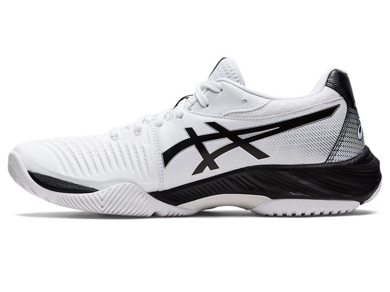 Asics Netburner Ballistic FF 3 Odbojkarski Čevlji Moški Bele Črne | SI4449-637