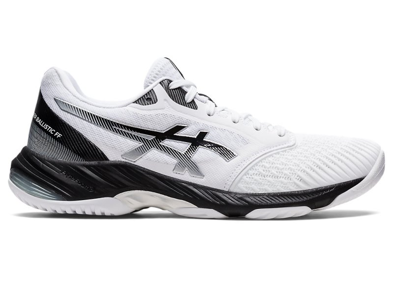 Asics Netburner Ballistic FF 3 Odbojkarski Čevlji Moški Bele Črne | SI4449-637