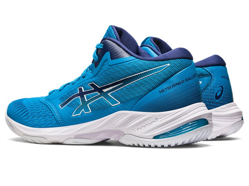 Asics Netburner Ballistic FF MT 3 Odbojkarski Čevlji Moški Modre Indigo Modre | SI3627-465