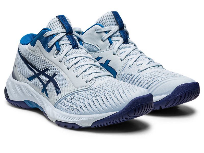 Asics Netburner Ballistic FF MT 3 Odbojkarski Čevlji Ženske Svetlo Modre Indigo Modre | SI4262-144