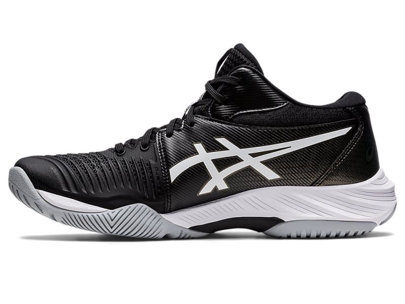 Asics Netburner Ballistic FF MT 3 Odbojkarski Čevlji Moški Črne Bele | SI8420-211