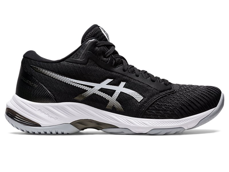 Asics Netburner Ballistic FF MT 3 Odbojkarski Čevlji Moški Črne Bele | SI8420-211