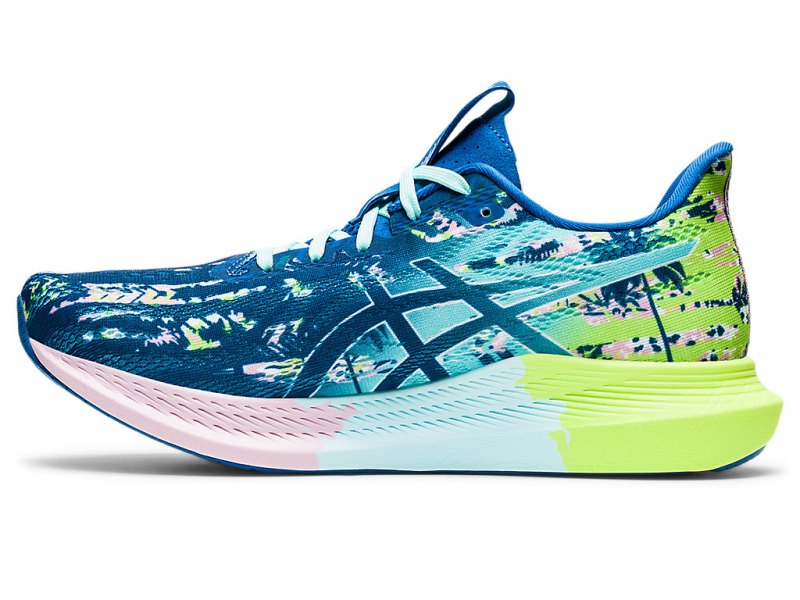 Asics Noosa Tri 14 Tekaški Čevlji Ženske Modre Bele | SI2552-950