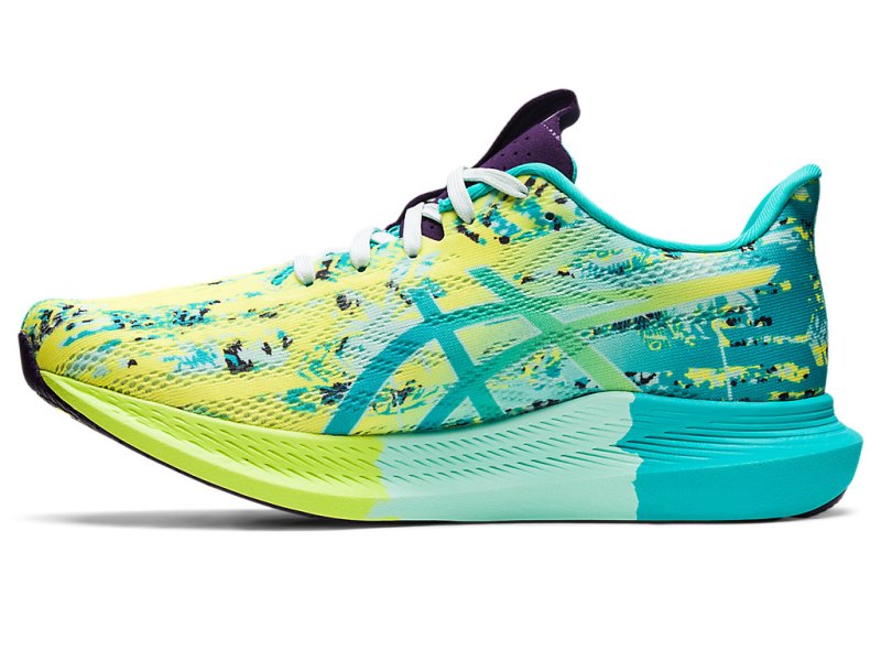 Asics Noosa Tri 14 Tekaški Čevlji Ženske Rumene Svetlo Modre | SI5068-302