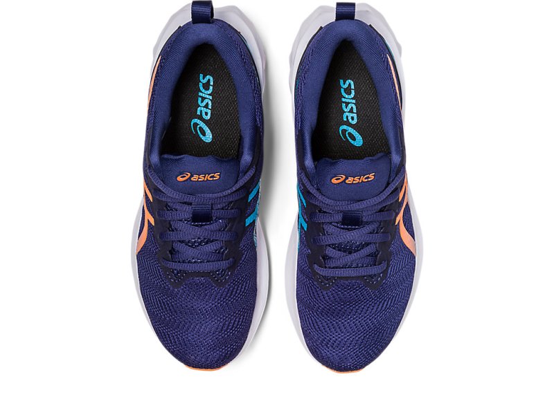 Asics Novablast 2 Športne Superge Otroški Indigo Modre Oranžne | SI1202-701