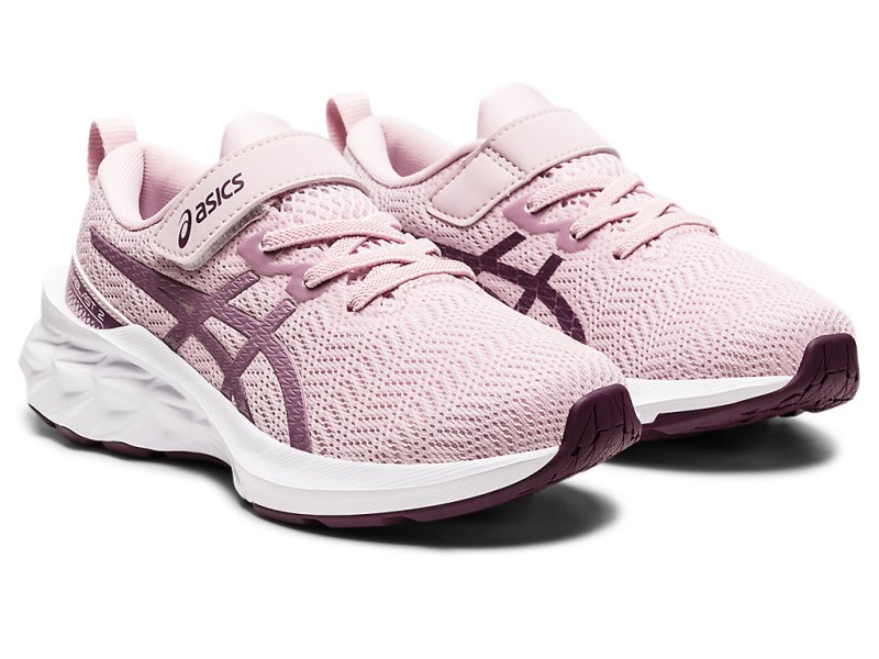 Asics Novablast 2 Športne Superge Otroški Roza Srebrne | SI6385-445