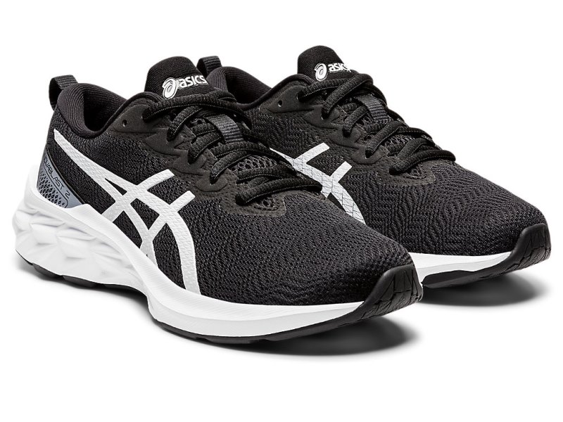 Asics Novablast 2 Športne Superge Otroški Črne Bele | SI7723-509