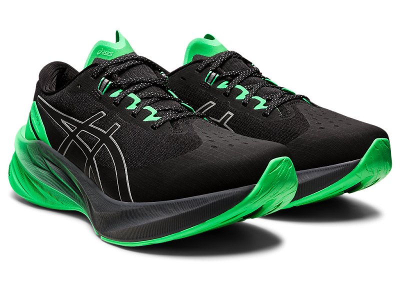 Asics Novablast 3 Lite-show Tekaški Čevlji Moški Črne Turkizna | SI9214-127