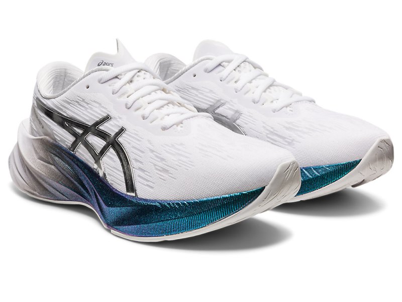 Asics Novablast 3 Platinum Tekaški Čevlji Ženske Bele Srebrne | SI5847-897