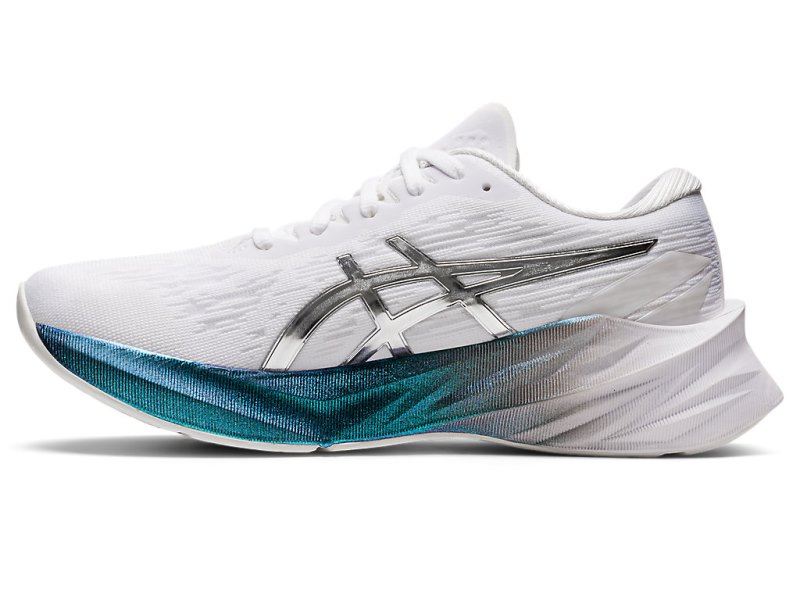 Asics Novablast 3 Platinum Tekaški Čevlji Ženske Bele Srebrne | SI5847-897