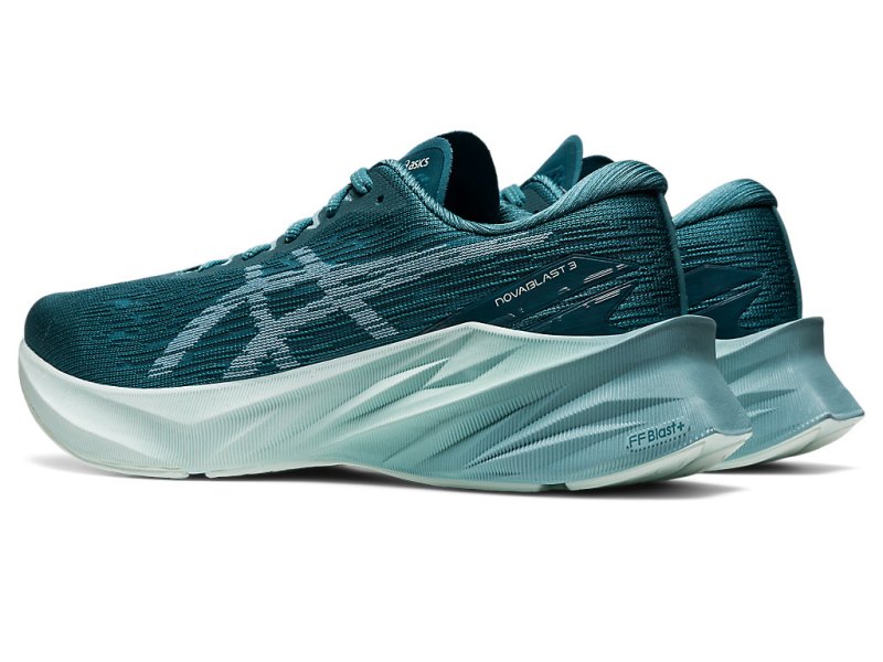 Asics Novablast 3 Tekaški Čevlji Ženske Svetlo Modre Temno Zelene Modre | SI8827-657