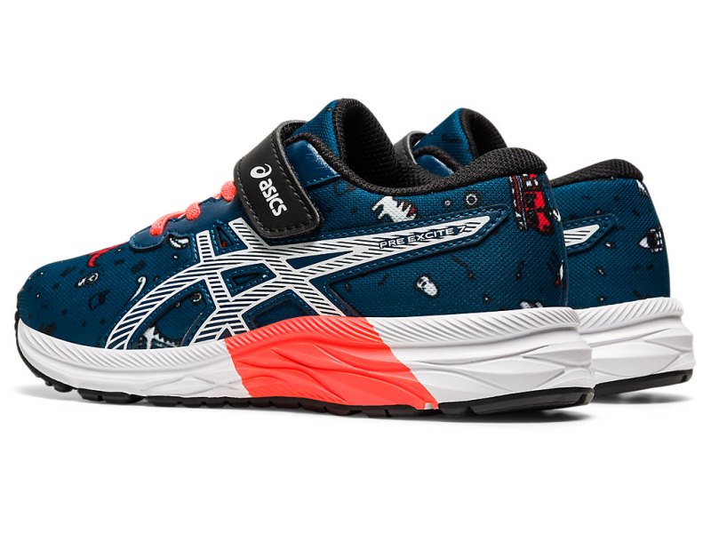 Asics PRE EXCite 7 Tekaški Čevlji Otroški Modre Bele | SI0059-926