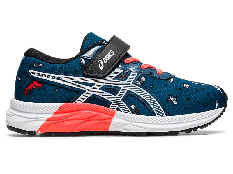 Asics PRE EXCite 7 Tekaški Čevlji Otroški Modre Bele | SI0059-926