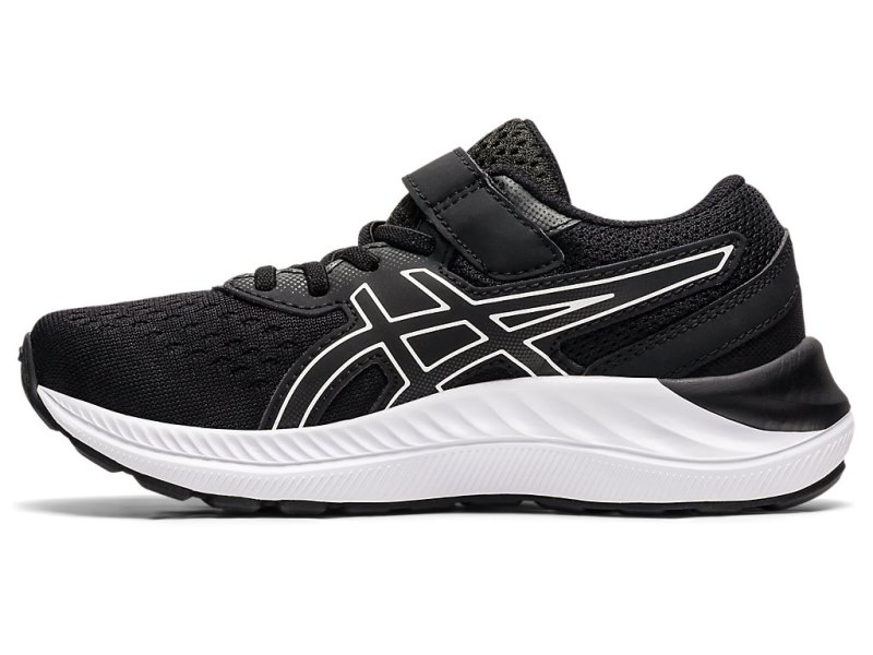 Asics PRE EXCite 8 Športne Superge Otroški Črne Bele | SI4569-989