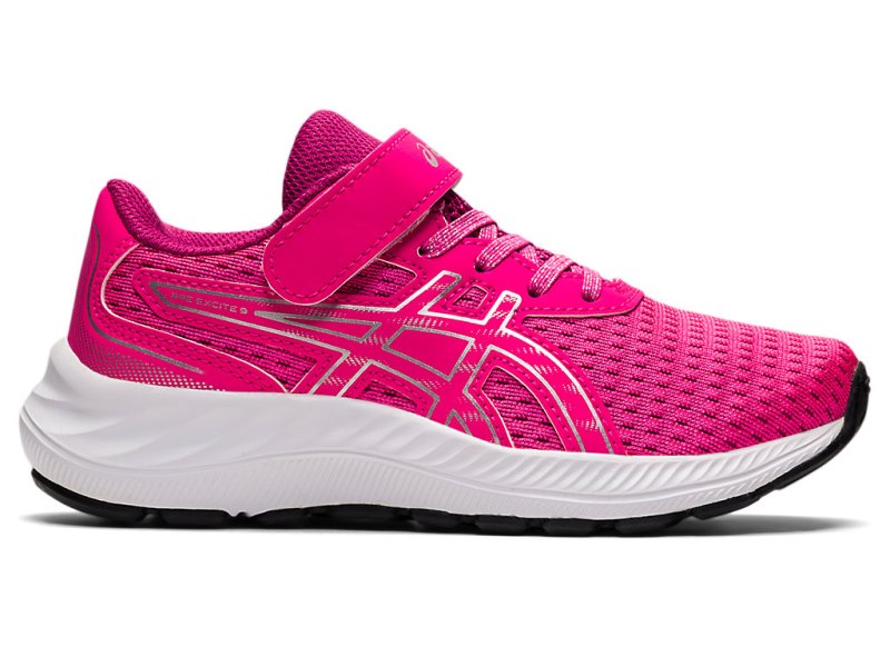 Asics PRE EXCite 9 Športne Superge Otroški Roza Srebrne | SI0149-432