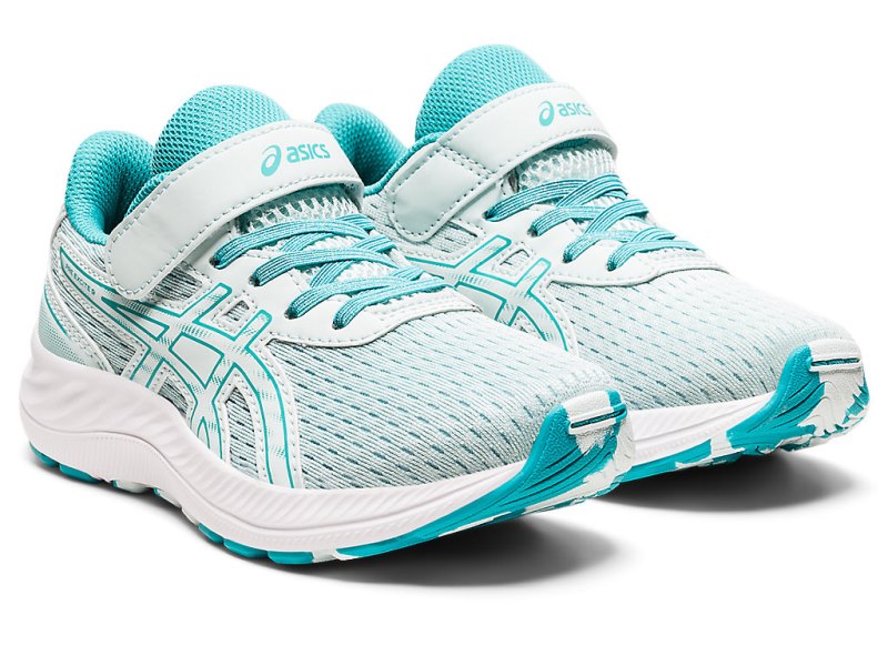 Asics PRE EXCite 9 Športne Superge Otroški Svetlo Modre Zelene | SI0617-945