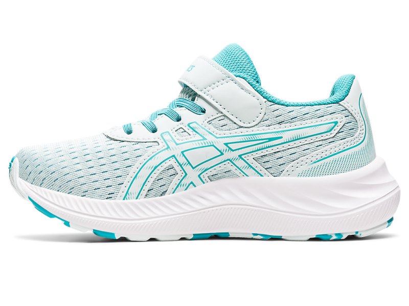 Asics PRE EXCite 9 Športne Superge Otroški Svetlo Modre Zelene | SI0617-945