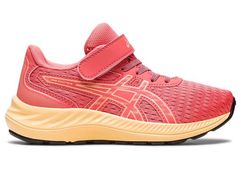 Asics PRE EXCite 9 Športne Superge Otroški Koralne Svetlo Oranžne | SI1300-308