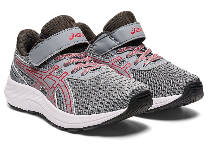 Asics PRE EXCite 9 Športne Superge Otroški Sive Rdeče | SI4450-834