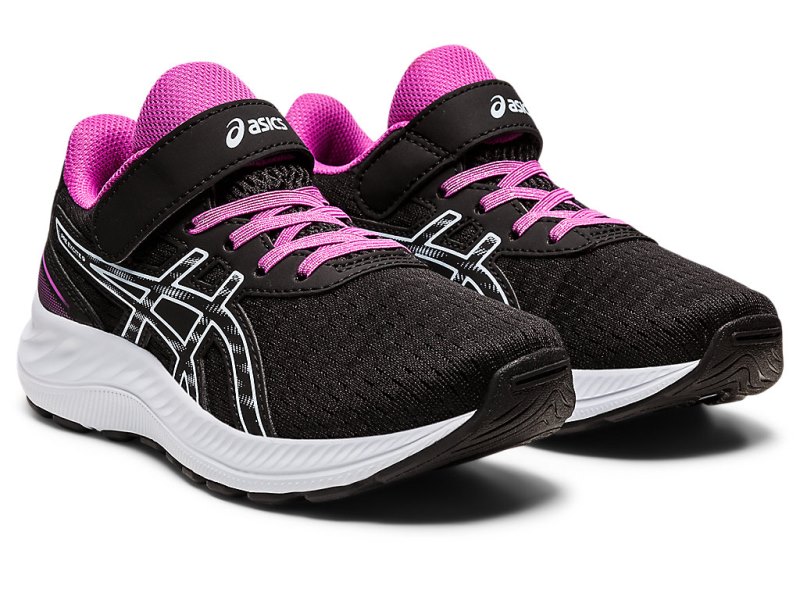 Asics PRE EXCite 9 Športne Superge Otroški Črne Svetlo Modre | SI5132-501