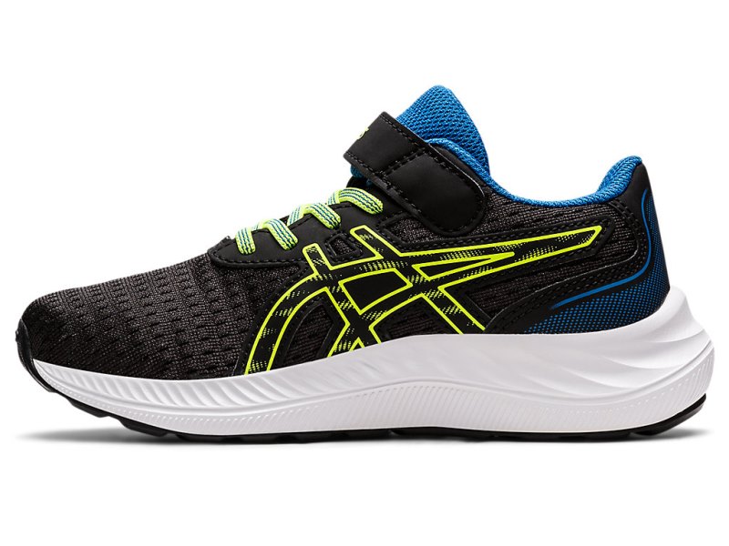 Asics PRE EXCite 9 Športne Superge Otroški Črne Zelene | SI5447-526