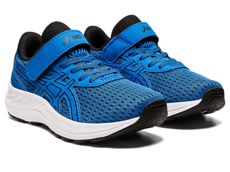 Asics PRE EXCite 9 Športne Superge Otroški Modre Črne | SI7397-740