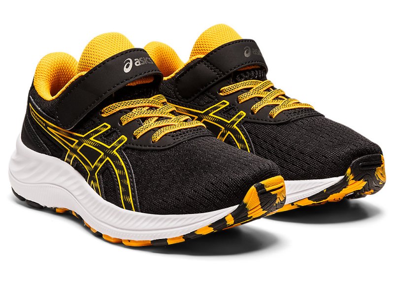 Asics PRE EXCite 9 Športne Superge Otroški Črne Rumene | SI8543-576