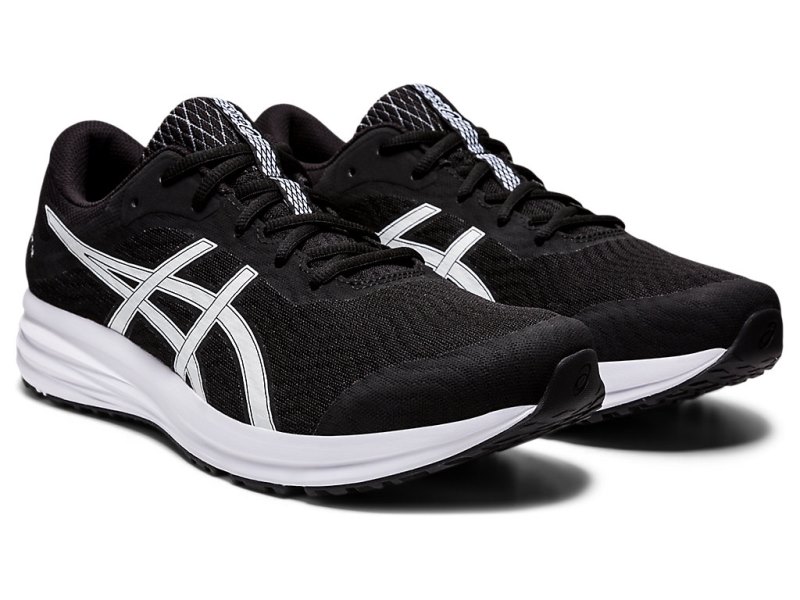 Asics Patriot 12 Tekaški Čevlji Moški Črne Bele | SI6580-026