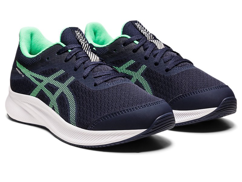 Asics Patriot 13 Športne Superge Otroški Črne Turkizna | SI9258-052