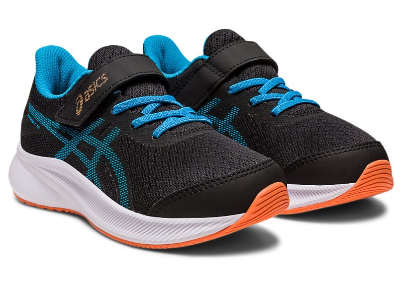 Asics Patriot 13 Športne Superge Otroški Črne Modre | SI9403-223