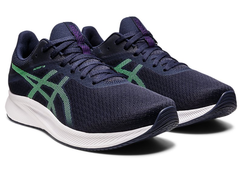 Asics Patriot 13 Tekaški Čevlji Moški Črne Turkizna | SI5100-234