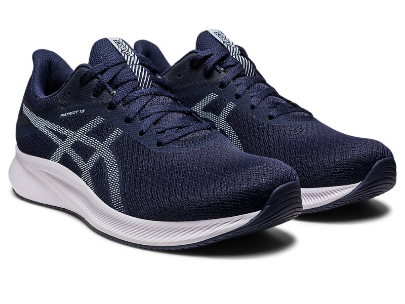 Asics Patriot 13 Tekaški Čevlji Moški Črne Modre | SI6430-104