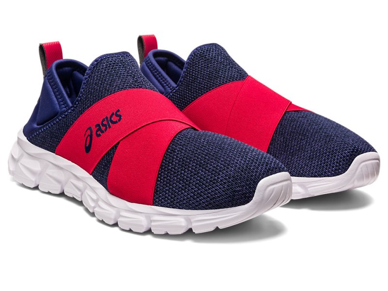 Asics Quantum Lyte Slip-on Superge Moški Indigo Modre Rdeče | SI4368-051