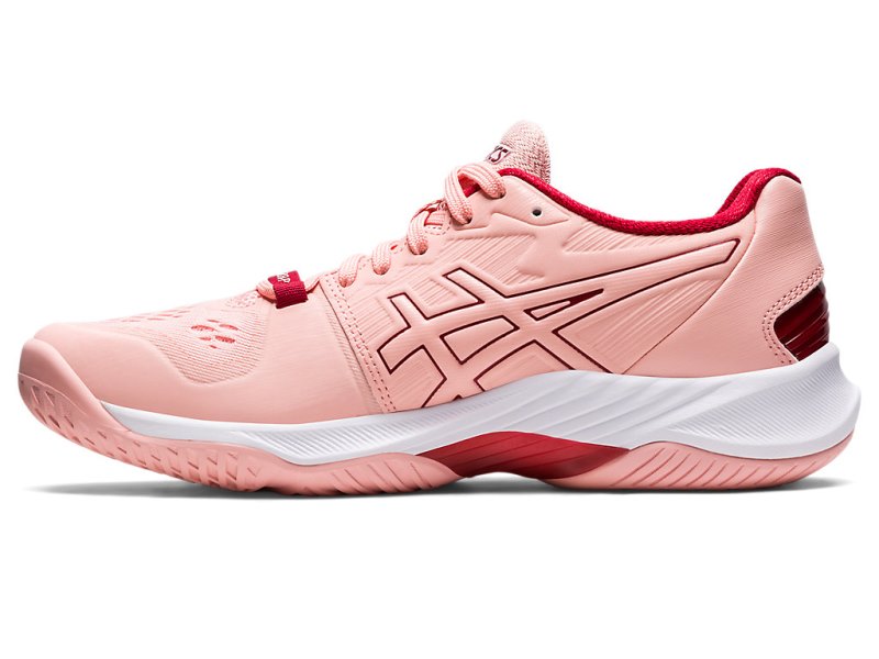 Asics Sky Elite FF 2 Odbojkarski Čevlji Ženske Roza Temno Rdeče | SI3247-990