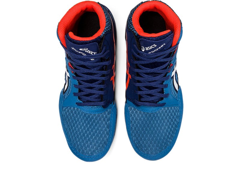 Asics Snapdown 3 Športne Superge Otroški Azurno Bele | SI3553-981