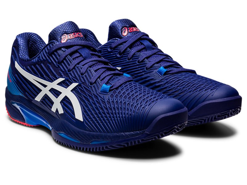 Asics Solution Speed FF 2 Clay Teniški Copati Moški Modre Bele | SI5345-778