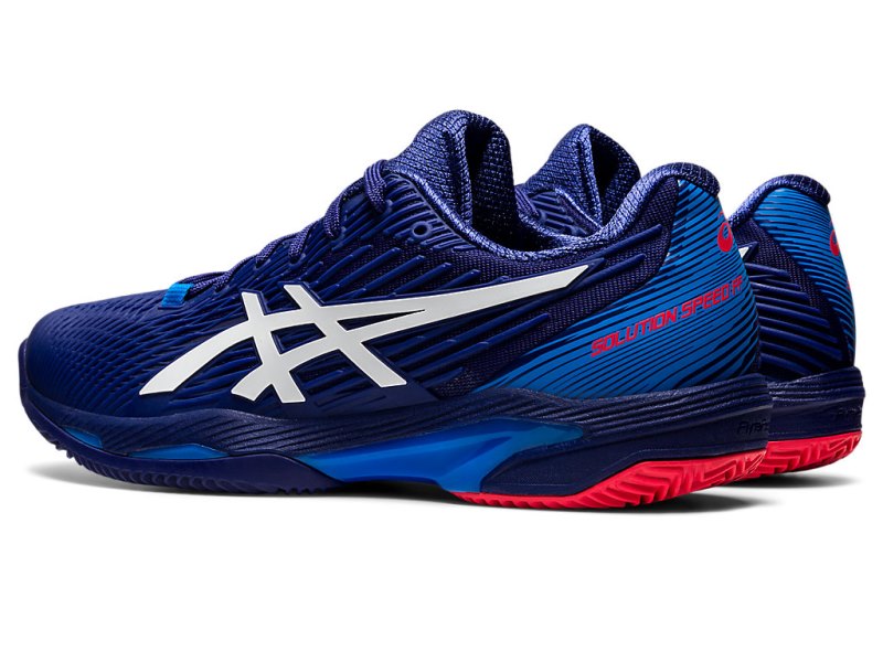 Asics Solution Speed FF 2 Clay Teniški Copati Moški Modre Bele | SI5345-778